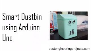 smart dustbin using arduino uno [upl. by Namsaj71]