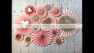 How to make Rosettes  Rosette Tutorial [upl. by Hawker]