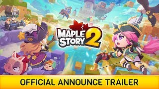 MapleStory 2 Official Announce Trailer [upl. by Bea]