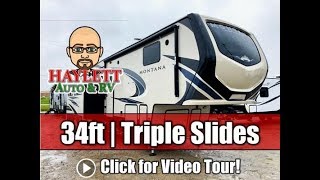 2020 Montana 294RL or 295RL Full Time 34ft Keystone Luxury Fifth Wheel RV [upl. by Ahsikym]