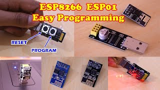 ESP8266 ESP01 Easy Programming amp Adapter Modification [upl. by Lowery]