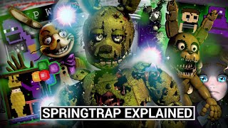 FNAF Animatronics Explained  SPRINGTRAP Five Nights at Freddys Facts [upl. by Ravaj]