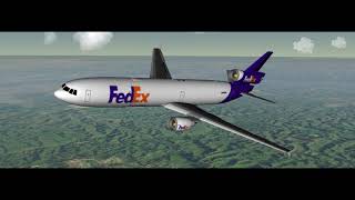 The Final Push FedEx Express Flight 14 amp 80 in GeoFS [upl. by Annahavas792]