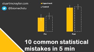 Ten Statistical Mistakes in 5 Min [upl. by Flem103]