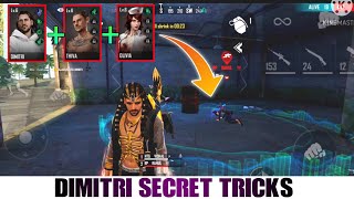 Dimitri  Thiva  Olivia Character Combo Ability Test  Garena Free Fire [upl. by Elodie]