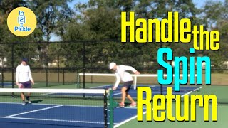 The SPIN pickleball return  Do you know what to do  In2Pickle [upl. by Siobhan]