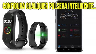 Conecta y configura cualquier pulsera inteligente Smartband con tu celular [upl. by Adiell456]