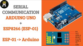 Serial Communication  ESP01 to Arduino [upl. by Goldberg]