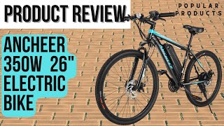 ANCHEER 350W Electric Bike Review [upl. by Kalbli897]