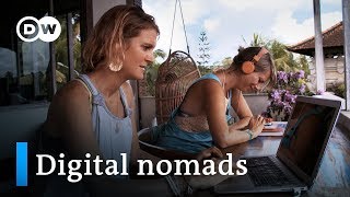 Working online and traveling the world  digital nomads  DW Documentary [upl. by Ardnaxela]