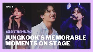 Jungkooks memorable moments on stage [upl. by Hutt]