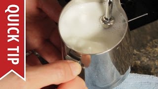 How to AutoFroth Milk for Lattes [upl. by Laux]