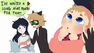 Marinette amp Adrien HAVE A BABY Miraculous Ladybug Comic Dub Movie [upl. by Rior50]