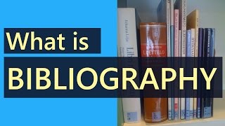 What is Bibliography  What is the Difference Between Reference and Bibliography [upl. by Guyon]