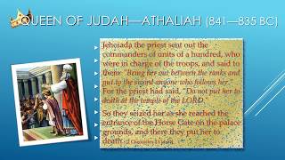 The Divided Kingdom of Israel Lesson 12 Jehoram Ahaziah Athaliah Joash Amaziah [upl. by Leanatan]