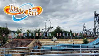 Thorpe Park Full Walkthrough Tour in 4K  2021 [upl. by Adnor859]