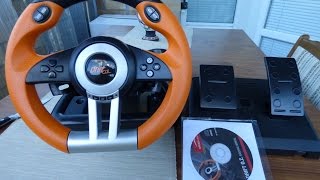 SpeedLink DRIFT OZ Racing Wheel PC [upl. by Alyworth]