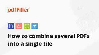 Combine amp Merge PDF Documents [upl. by Yhtomit636]