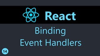 ReactJS Tutorial  14  Binding Event Handlers [upl. by Hare145]