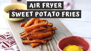 AIR FRYER SWEET POTATO FRIES RECIPE  Keeping It Relle [upl. by Hugibert]