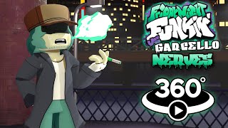 Friday Night Funkin 360° Animation Nerves from Smoke Em Out Struggle Mod  VS Garcello [upl. by Comras]