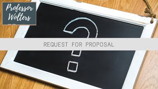 How to Write a Request for Proposal  RFP Explained [upl. by Finny153]