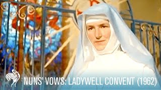 Nuns Vows at Ladywell Convent 1962  British Pathé [upl. by Pollux]