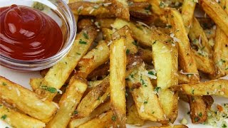 Garlic Parmesan Fries Recipe  CaribbeanPot com [upl. by Darnell]