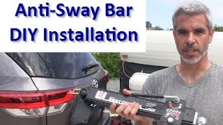 DIY Trailer AntiSway Bar Installation and use [upl. by Adnawal]