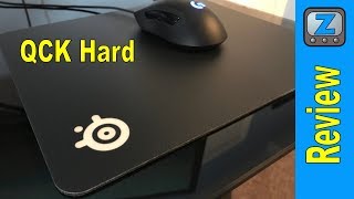 SteelSeries QcK Hard Gaming Mouse Pad Review [upl. by Yeldar275]