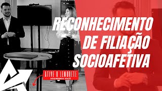 DIREITO DE FAMÍLIA Reconhecimento de filiação socioafetiva [upl. by Nitza]