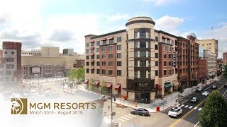 MGM Springfield Construction TimeLapse [upl. by Harv]