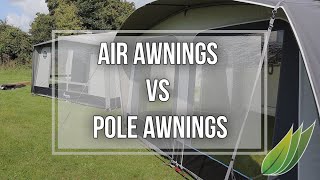 caravan awnings  Air versus Pole awnings [upl. by Eta601]