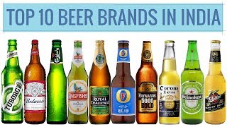 Top 10 Beer Brands in India [upl. by Martha]