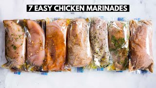 7 EASY Chicken Marinades [upl. by Yeniffit]