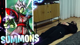 LF Fusion Zamasu Summons in Dragon Ball Legends [upl. by Sekofski]