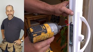 How to Replace a Patio Door Handle [upl. by Wiltsey]