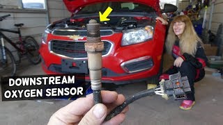 CHEVROLET CRUZE DOWNSTREAM OXYGEN SENSOR REPLACEMENT LOCATION OXYGEN SENSOR 2 REPLACEMENT [upl. by Ilatan]