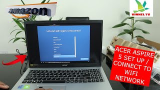 ACER ASPIRE 5 LEARN HOW TO SET UP  WIFI CONNECTION NETWORK [upl. by Bently]