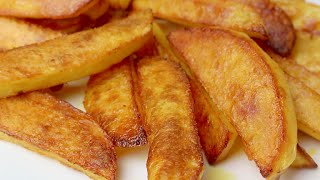 Crispy Oven Baked French Fries Recipe [upl. by Merrily]