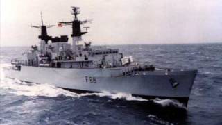 HMS BROADSWORD THE FALKLANDS WAR [upl. by Eanehs]