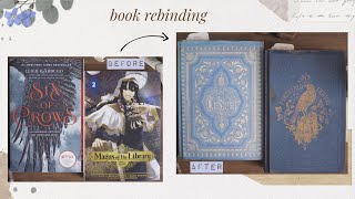 paperback to antique hardcover  book rebinding [upl. by Anthony]