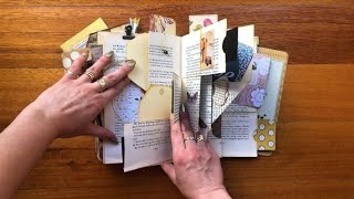 Altered Book of Pockets Tutorial  Junk Journal [upl. by Resay]