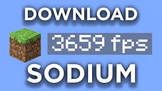 Updated How to Download Sodium Mod for Minecraft [upl. by Acemahs190]