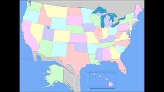 50 States Song [upl. by Nosrettap]