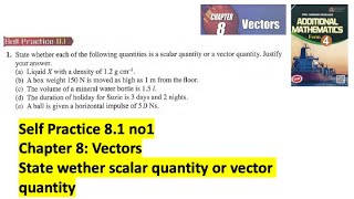 Vectors self practice 81 Q1 latih diri 81 vektor add maths tingkatan 4 matematik tambahan spm [upl. by Onaicram]