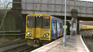 Half an Hour at 216  Birkenhead North Station 1022017  Class 507 508 terminus [upl. by Ecirtak635]