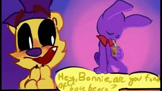 Ask Springtrap and Deliah Creator  Ask Goldie Anything【 FNAF Comic Dub  Five Nights at Freddys 】 [upl. by Orutra]