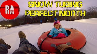 Awesome Snow Tubing at Perfect North Slopes 2021 [upl. by Holmann]