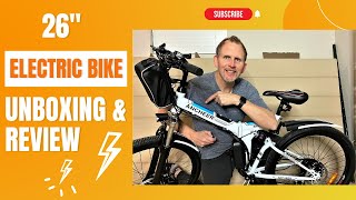 2025s HOTTEST Folding Electric Bike Ancheer 26inch Review [upl. by Dadelos]